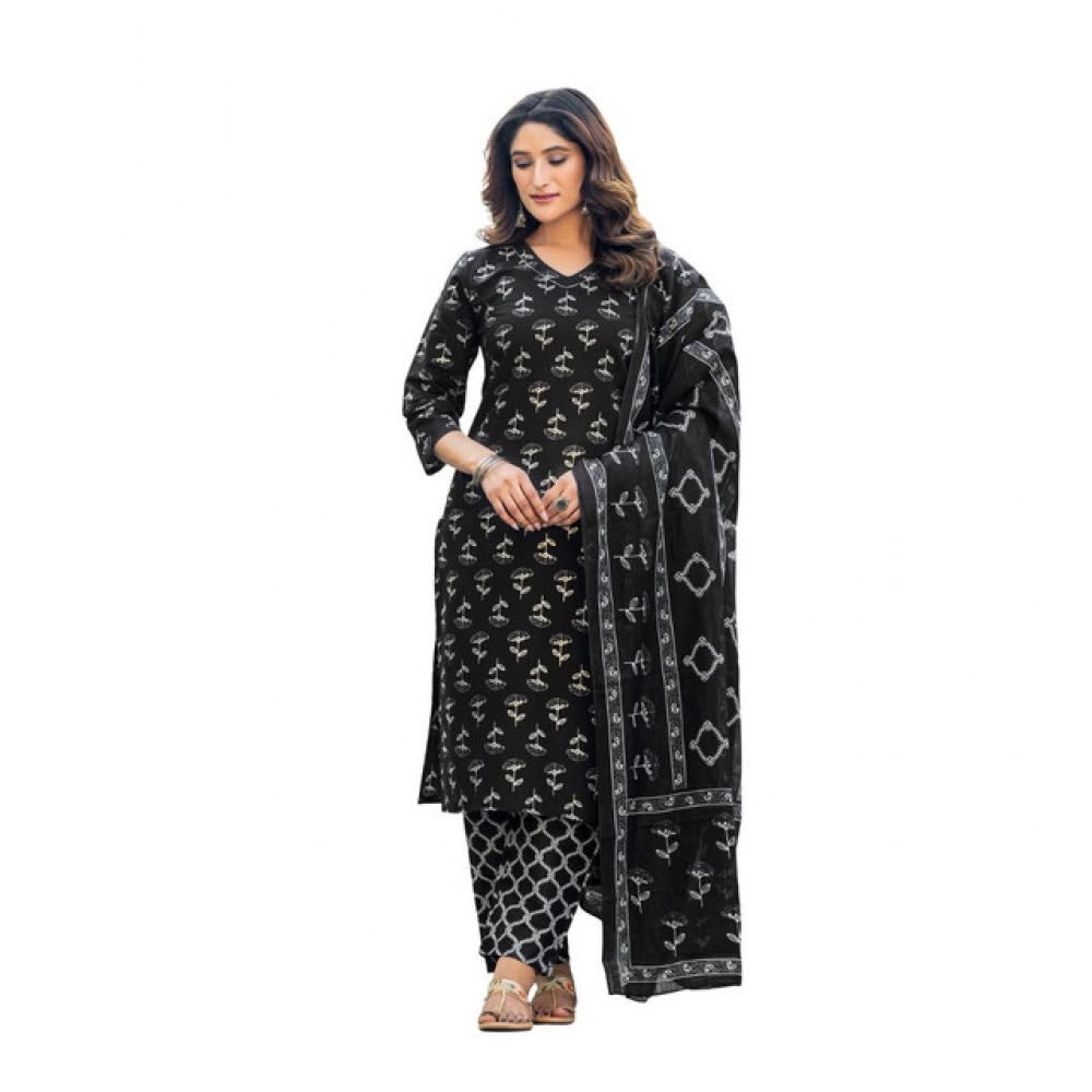 The Black Floral Set