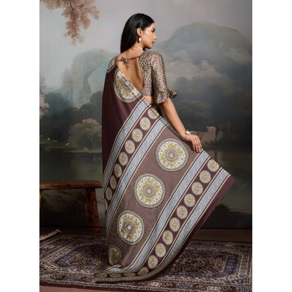 The "Dinner-to-Dancefloor" Satin Saree