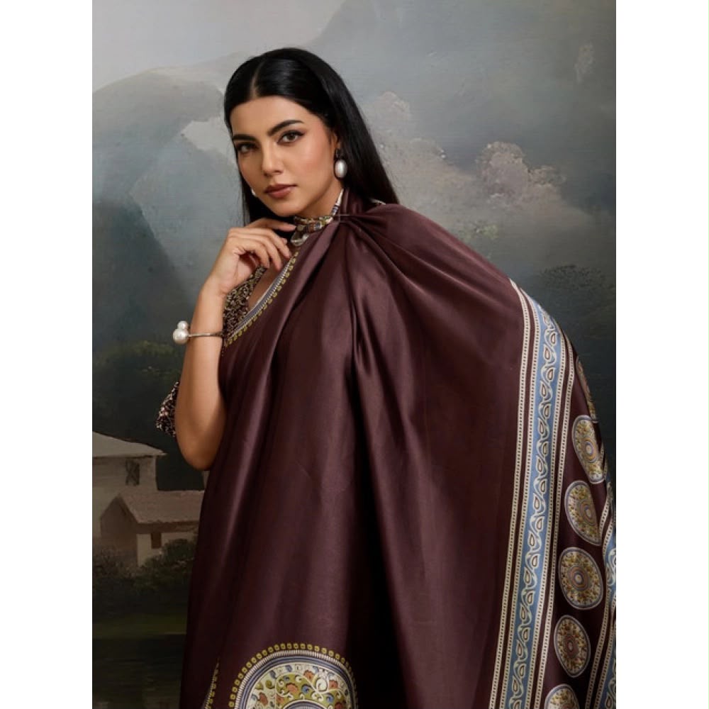 The "Dinner-to-Dancefloor" Satin Saree