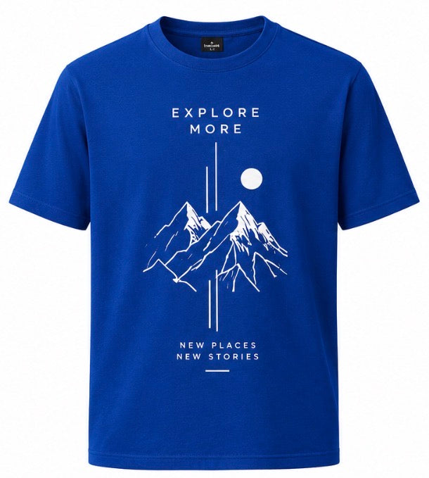 Fuel your wanderlust with the "Explore More" Graphic Tee